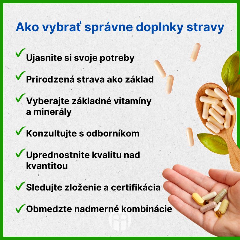 (Slovenčina) Jak vybrat správné doplňky stravy